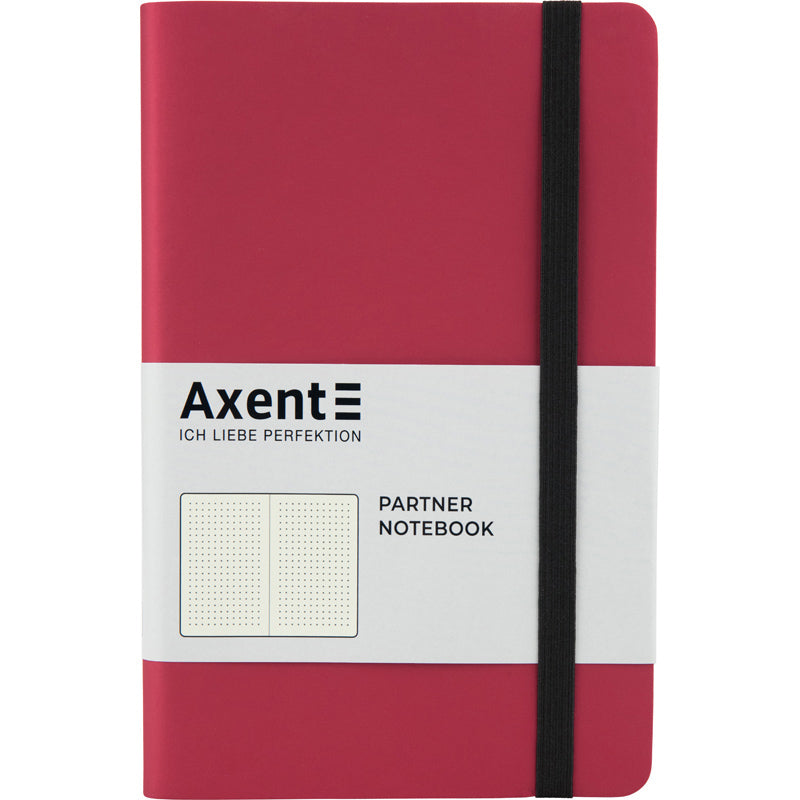 Notebook Axent Partner Soft 8310-05-A, 125*195 mm, 96 sheets, dotted, red