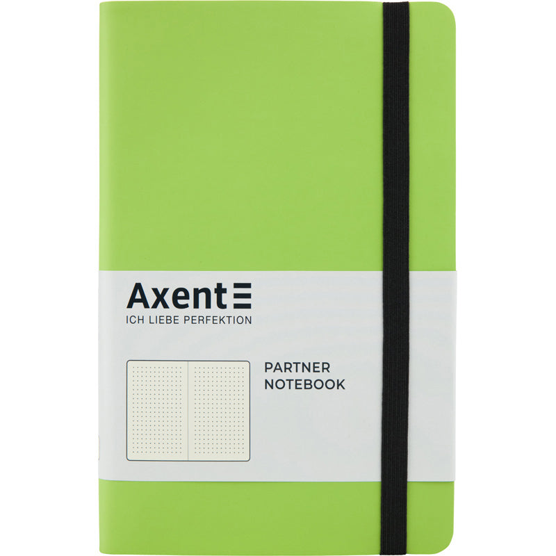 Notebook Axent Partner Soft 8312-09-A, 125*195 mm, 96 sheets, dotted, light green
