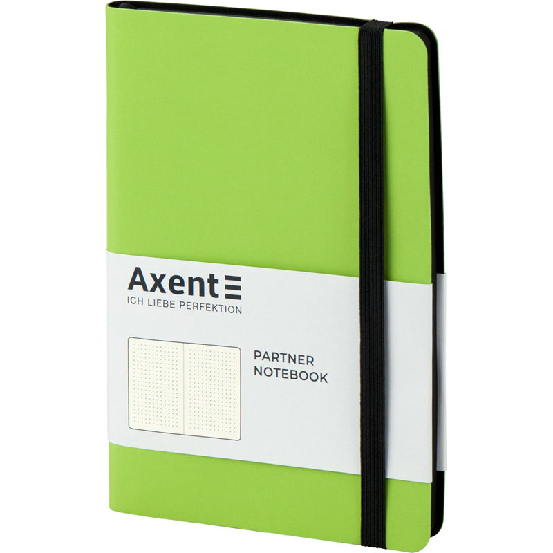 Notebook Axent Partner Soft 8312-09-A, 125*195 mm, 96 sheets, dotted, light green
