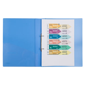 2-rings folder Axent 1207-22-A, 25 mm, A4, navy
