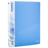 4-rings folder Axent 1208-22-A, 35 mm, A4, ransparent navy