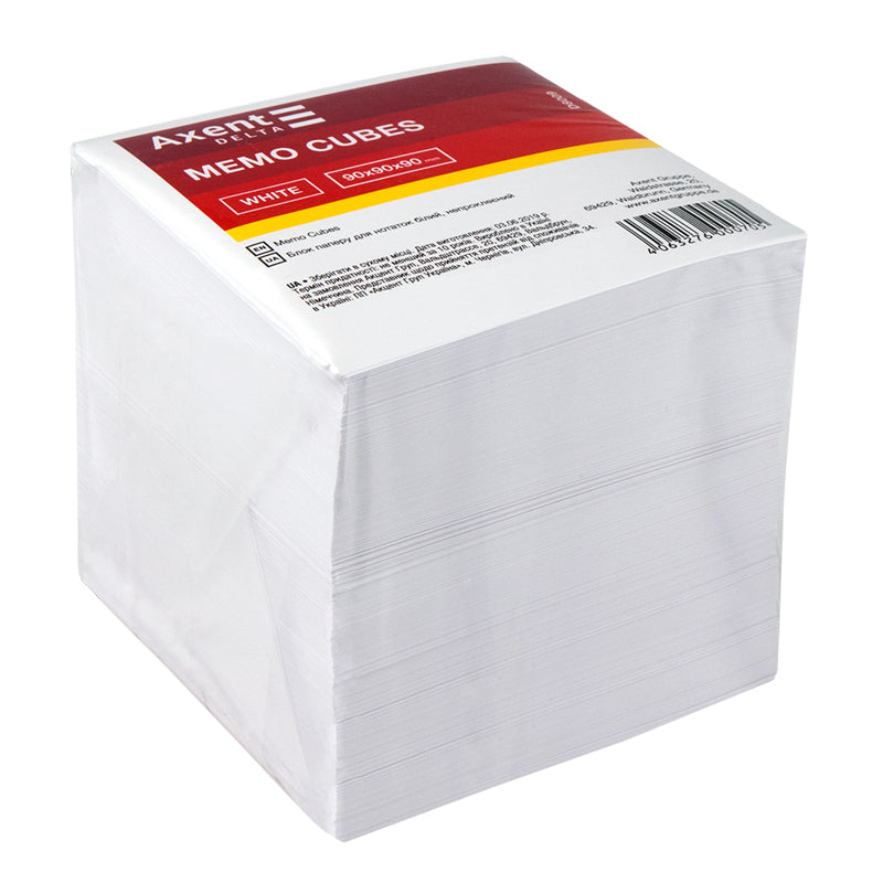 Notizzettel Delta D8009, 90x90x90 mm, unliniert