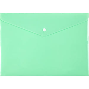 Dokumententaschen mit Druckknopf Axent Pastelini 1412-09-A, A4, neonminze