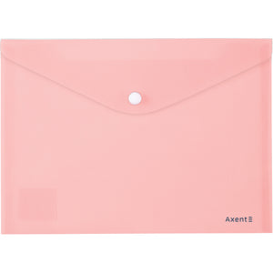 Dokumententaschen mit Druckknopf Axent Pastelini 1522-10-A, A5, rosa