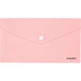 Umschlagmappe mit Druckknopf Axent Pastelini 1414-10-A, rosa