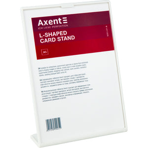 Hinweisschild Axent 6251-21-A, A5, hochkant, weiß