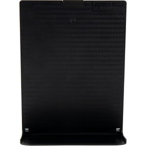Hinweisschild Axent 6252-01-A, A6, vertikal, schwarz