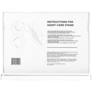 Hinweisschild Axent 6265-21-A, A4, quer, weiß