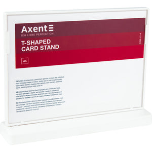 Hinweisschild Axent 6266-21-A, A5, quer, weiß