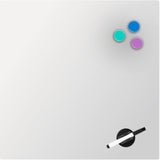 Glas-Magnetmarkertafel Axent 9614-21-A, 45x45 cm, weiß