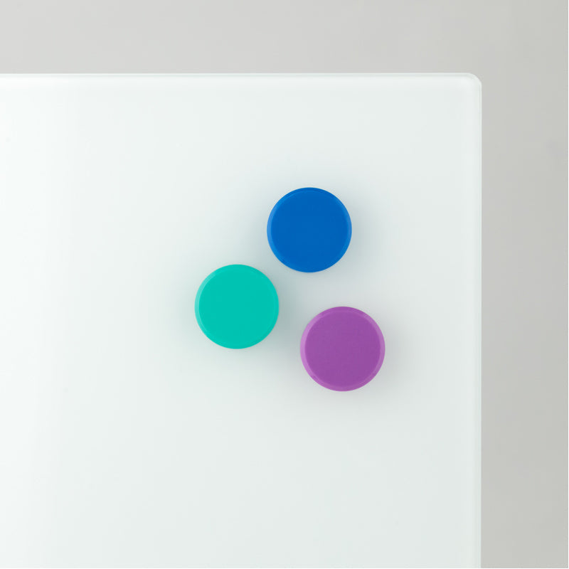 Glas-Magnetmarkertafel Axent 9614-21-A, 45x45 cm, weiß