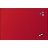 Glas-Magnetmarkertafel Axent 9615-06-A, 60x90 cm, rot