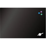 Glas-Magnetschreibtafel Axent 9615-01-A, 60x90 cm, schwarz