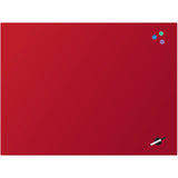Glas-Magnetmarkertafel Axent 9616-06-A, 90x120 cm, rot