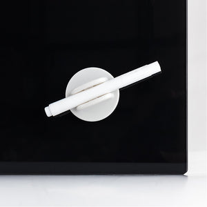 Glas-Magnetmarkertafel Axent 9616-01-A, 90x120 cm, schwarz