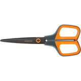 Büroscheren Axent Titanium 6306-06-A, 19 cm, mit gummierten Komfort-Griffen, grau-orange