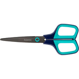 Büroscheren Axent Titanium 6306-16-A, 19 cm, mit gummierten Komfort-Griffen, blau-türkis