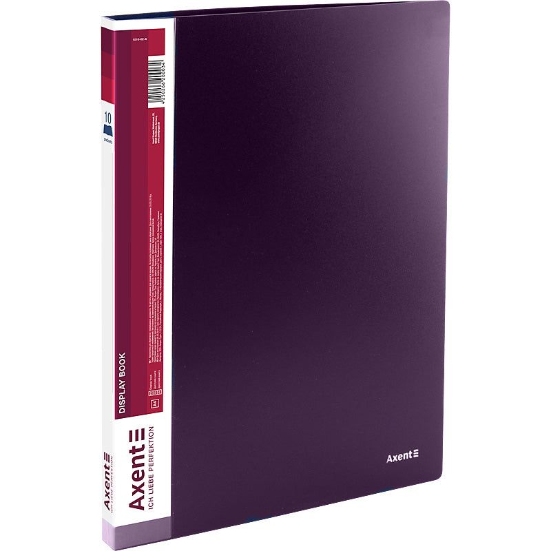 Sichtbuch Axent 1010-11-A, A4, 10 Hüllen, pflaume