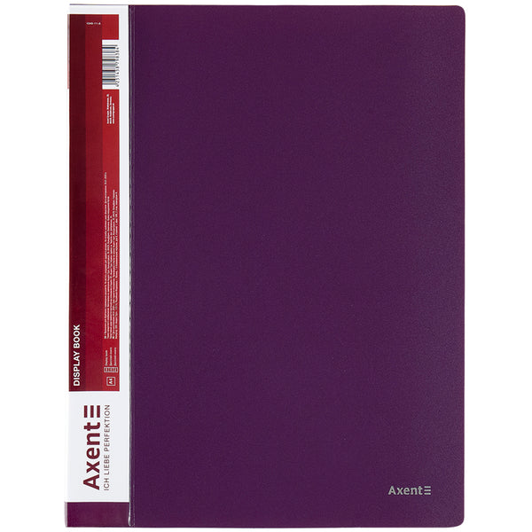 Sichtbuch Axent 1030-11-A, A4, 30 Hüllen, pflaumenfarbe