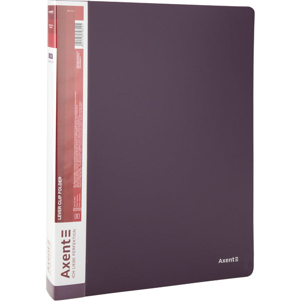 Folder with a hold down clip Axent 1301-11-A, A4, black