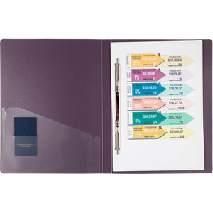 Clip folder Axent 1304-11-A, A4, plum