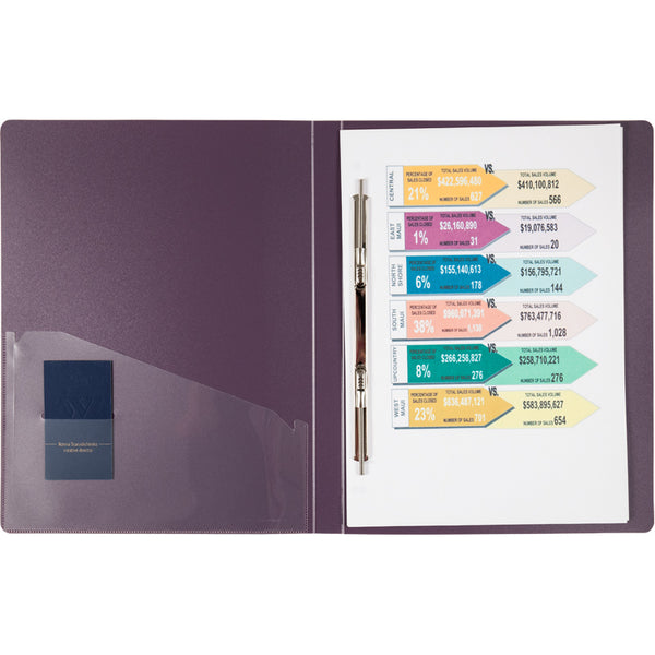 Clip folder Axent 1304-11-A, A4, plum