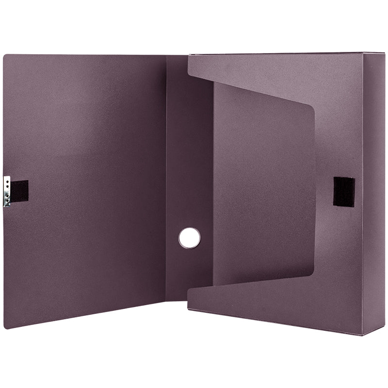 Ordner-Box mit Klettverschluss Axent 1760-11-A, A4, 60 mm, Pflaume
