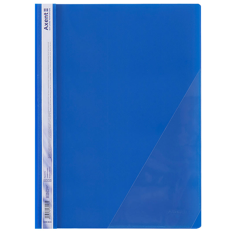 Ecktaschenheftgerät Axent 1306-02-A, A4, blau