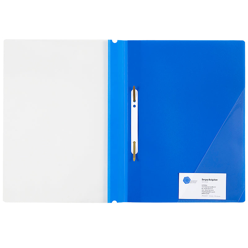 Ecktaschenheftgerät Axent 1306-02-A, A4, blau