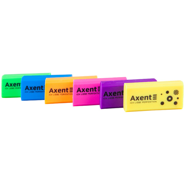 Radierer weich Axent Neon 1197-A, farbassortiment