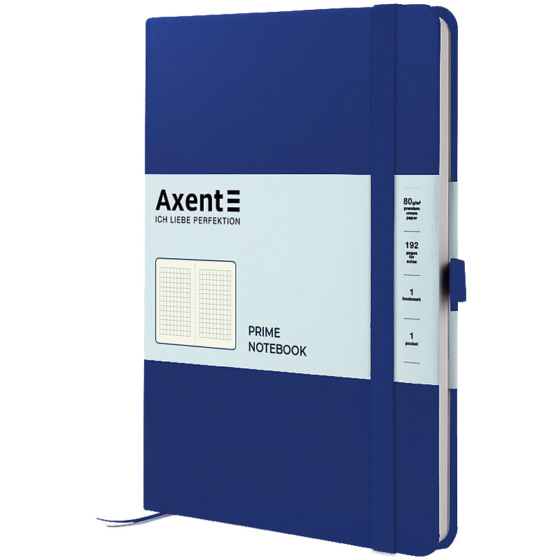 Notebook Axent Partner Prime 8305-38-A, 145x210 mm, 96 sheets,  squared, blue