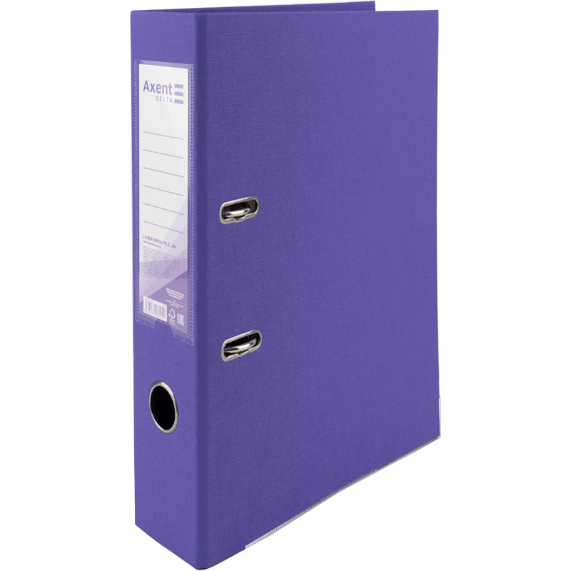 Ordner Delta D1712-11C, beidseitige, A4, 75 mm, gesammelt, violett