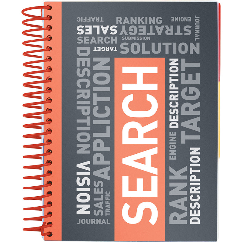 Notebook with dividers Axent 8405-08-A, А5, 120 sheets, squared, red