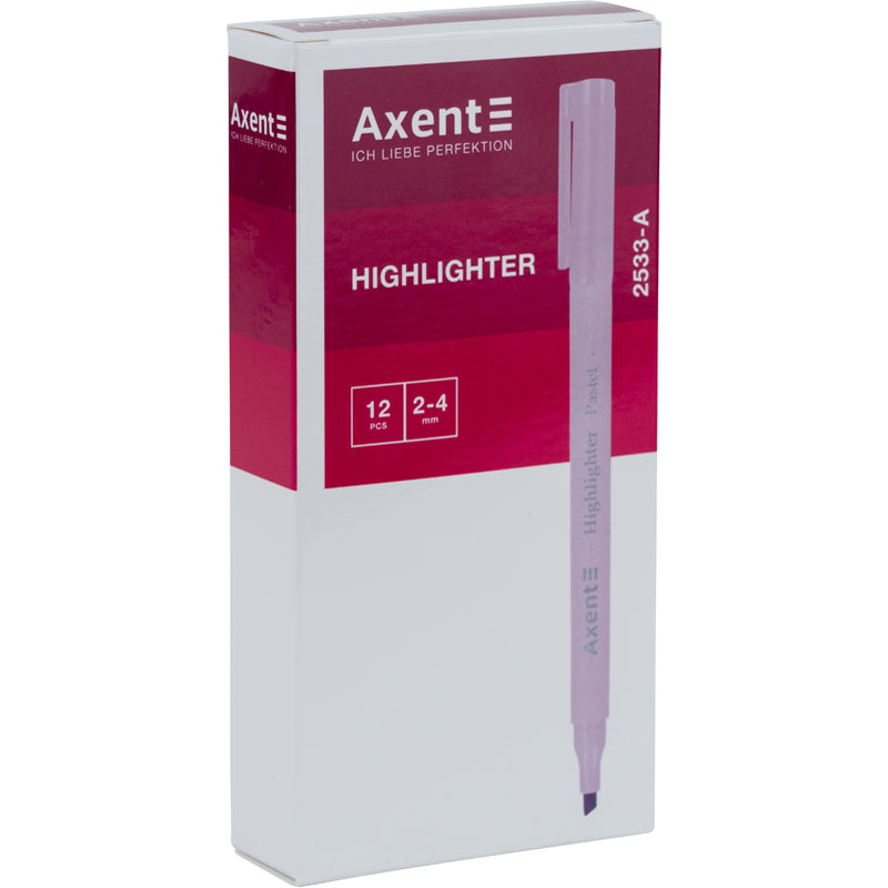 Textmarker Axent Pastell 2533-36-A, 2-4 mm, keilförmig, lavendel
