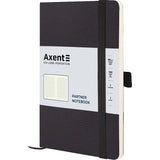 Notizbuch Axent Partner Soft Skin 8616-01-A, A5-, 96 Blatt, kariert, schwarz