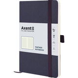 Notizbuch Axent Partner Soft Skin 8616-02-A, A5-, 125x195 mm, 96 Blatt, kariert, flexibler Umschlag, blau