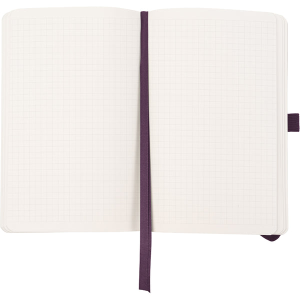 Notizbuch Axent Partner Soft Skin 8616-02-A, A5-, 125x195 mm, 96 Blatt, kariert, flexibler Umschlag, blau