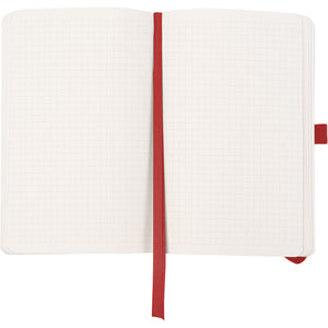 Notizbuch Axent Partner Soft Skin 8616-06-A, A5-, 125x195 mm, 96 Blatt, kariert, flexibler Umschlag, rot