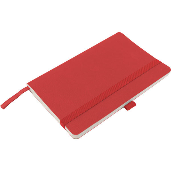 Notizbuch Axent Partner Soft Skin 8616-06-A, A5-, 125x195 mm, 96 Blatt, kariert, flexibler Umschlag, rot