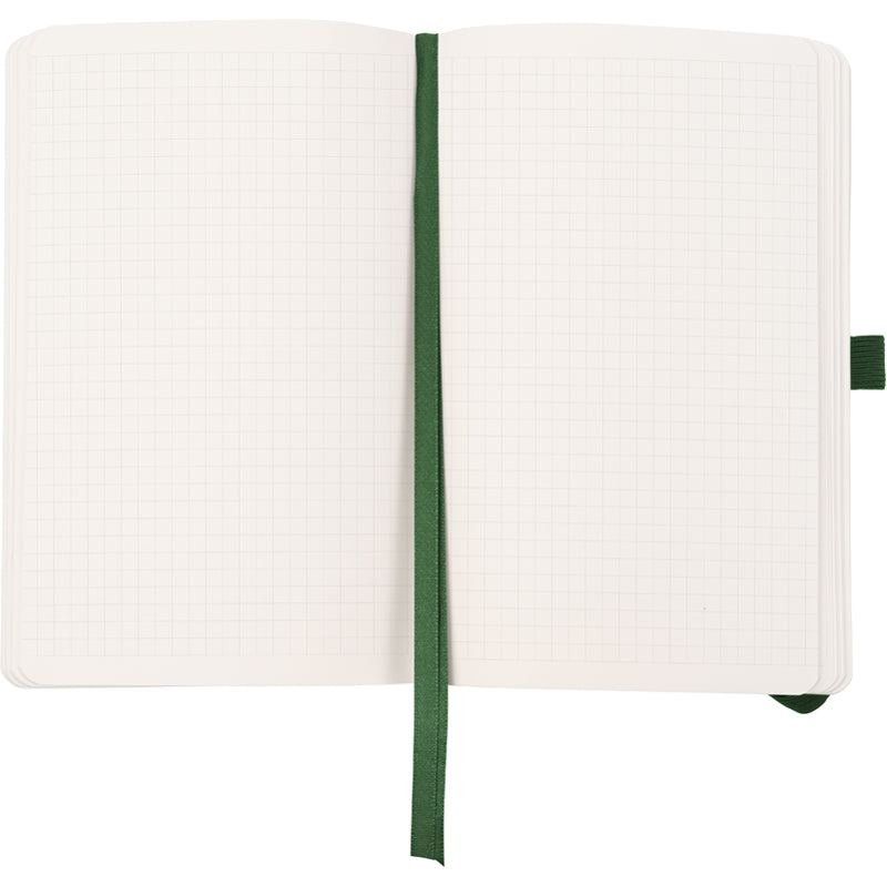Notizbuch Axent Partner Soft Skin 8616-23-A, A5-, 125x195 mm, 96 Blatt, kariert, flexibler Umschlag, dunkelgrün