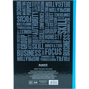 Notizbuch Axent Colors 8421-05-A, A4, 80 Blatt, kariert, blau