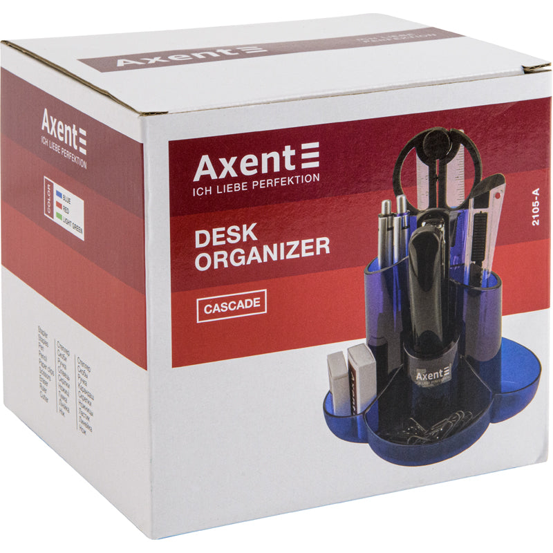 Schreibtischset Axent Cascade 2105-01-A, 9-teilig, schwarz