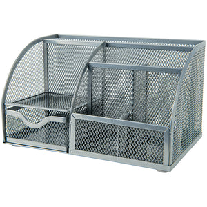 Stifthalter Axent 2125-03-A, 220x140x130 mm, metall, silber