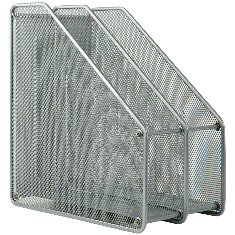 Metall Stehsammler Axent 2-in-1 2126-03-A, 150x290x310mm, silber