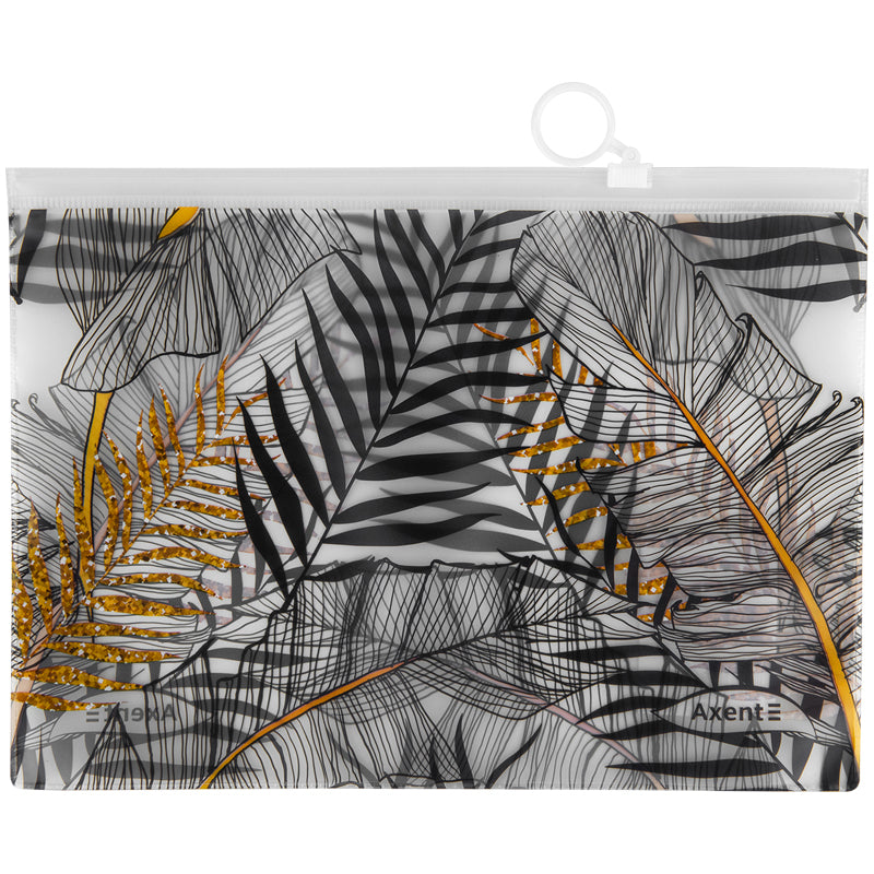 Reißverschlussmappe Axent Soft Touch  Jungle 1445-01-A, A5