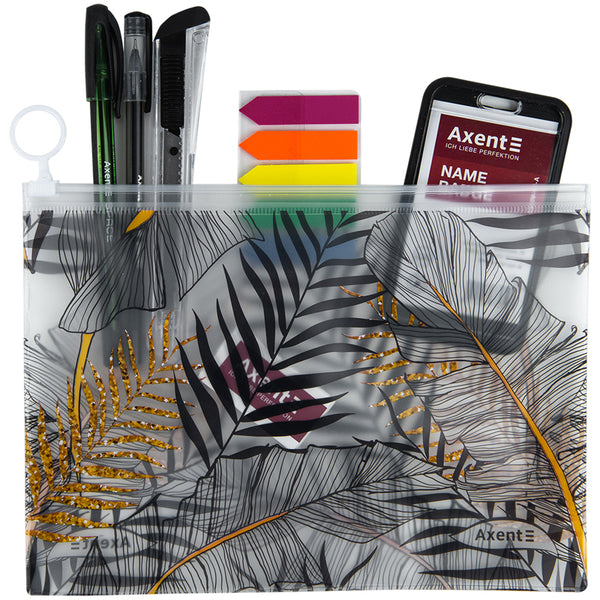 Reißverschlussmappe Axent Soft Touch  Jungle 1445-01-A, A5