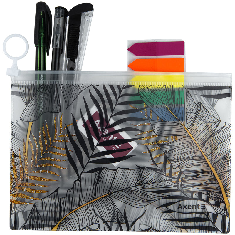 Reißverschlussmappe Axent Soft Close Jungle 1446-01-A, B6