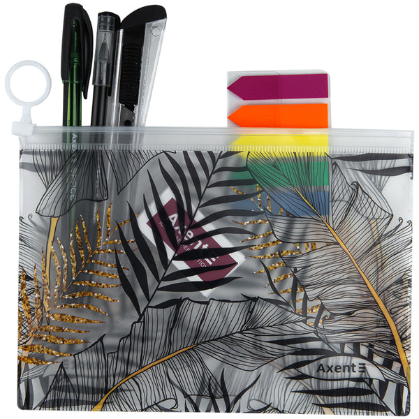 Reißverschlussmappe Axent Soft Close Jungle 1446-01-A, B6