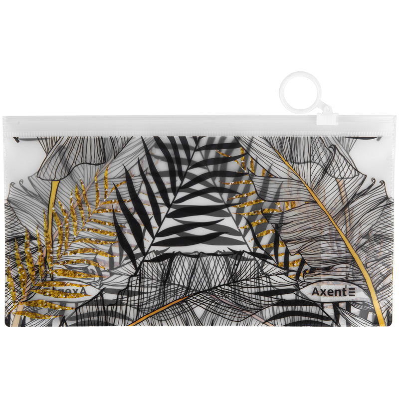 Reißverschlussmappe Axent  Soft Touch Jungle 1447-01-A, DL
