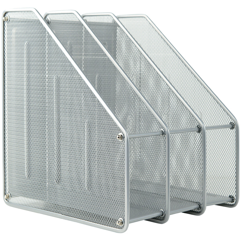 Metall Stehsammler Axent 3-in-1 2128-03-A, 250x290x310mm, silber